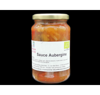 Sauce aubergine Bio